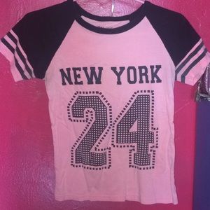 Pink New York shirt